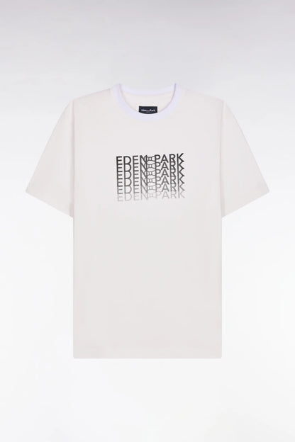 Eden Park 0 Men Black Screen-Printed Short-Sleeved T-Shirt SKU: E26MAITC0067_ECC Image 05