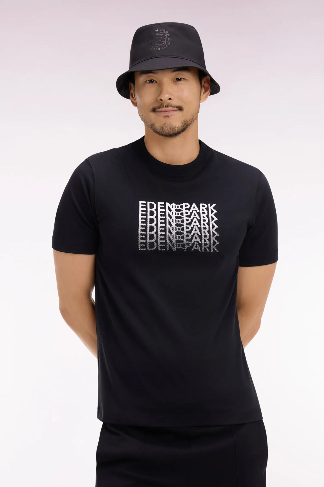 Eden Park 0 Men Ecru Screen-Printed Short-Sleeved T-Shirt SKU: E26MAITC0067_NO Image 01