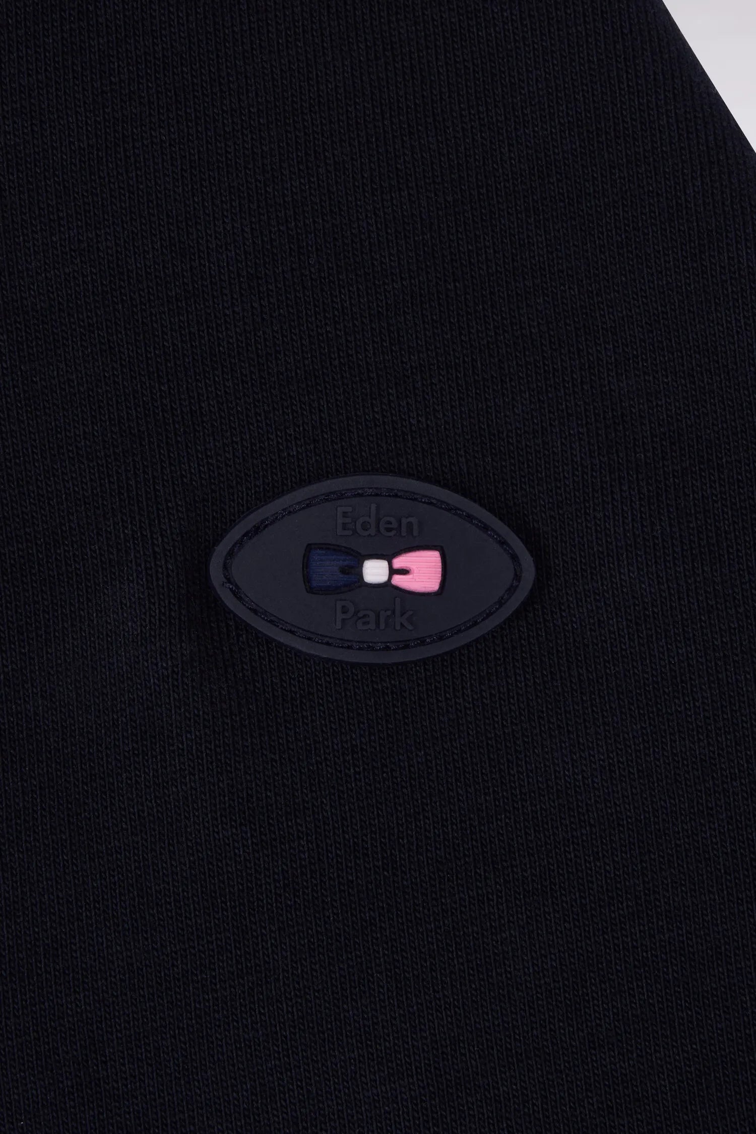 Eden Park 0 Men France XV Short-Sleeved T-Shirt in Navy Cotton with Screen Print SKU: E26MAITC0079_BLF Image 06