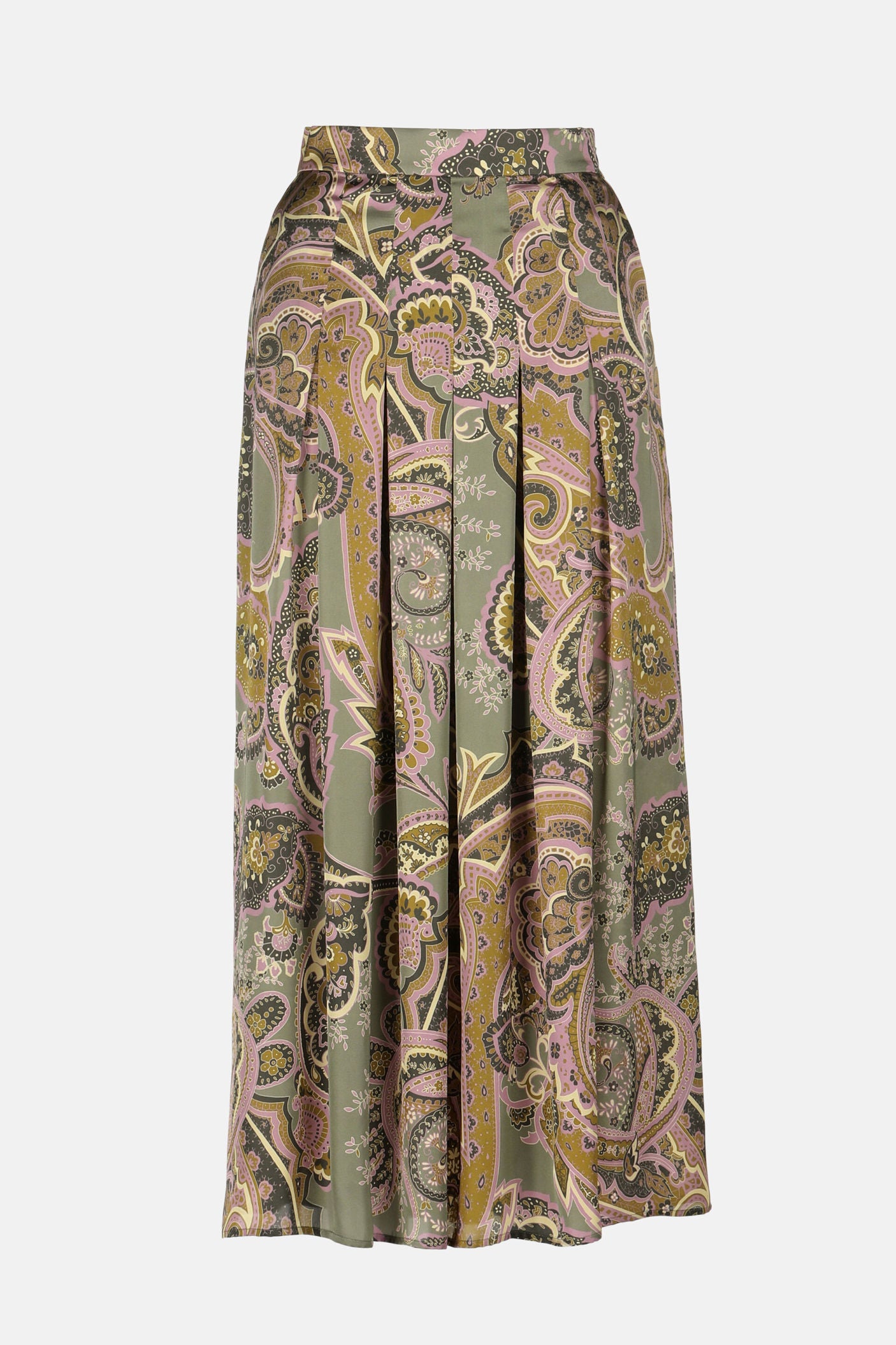 Luisa Spagnoli_Var Verde Rosa_Fabbro - Pleated Skirt_FABBRO_3982_05
