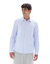 Celio_Blue_Regular Honeycomb Shirt 100% Cotton_FABEILLE2_BLUE_01