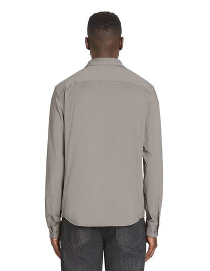 Regular Stretch Shirt - Grey_04