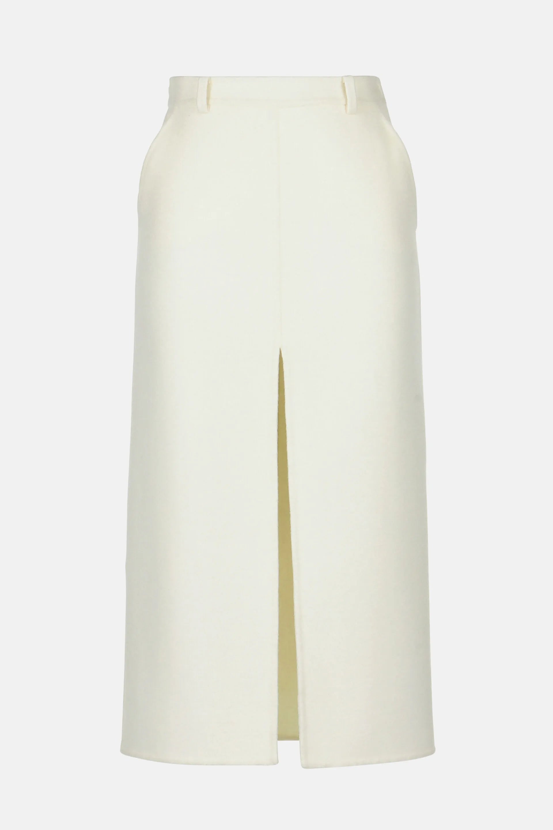 Luisa Spagnoli_Cream_Fattura - Wool-Blend Skirt_FATTURA A_0202_06