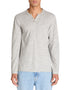 Celio_Grey T-Shirt Straight Cotton Blend Long Sleeves_FEGETIML_FLY GREY_01