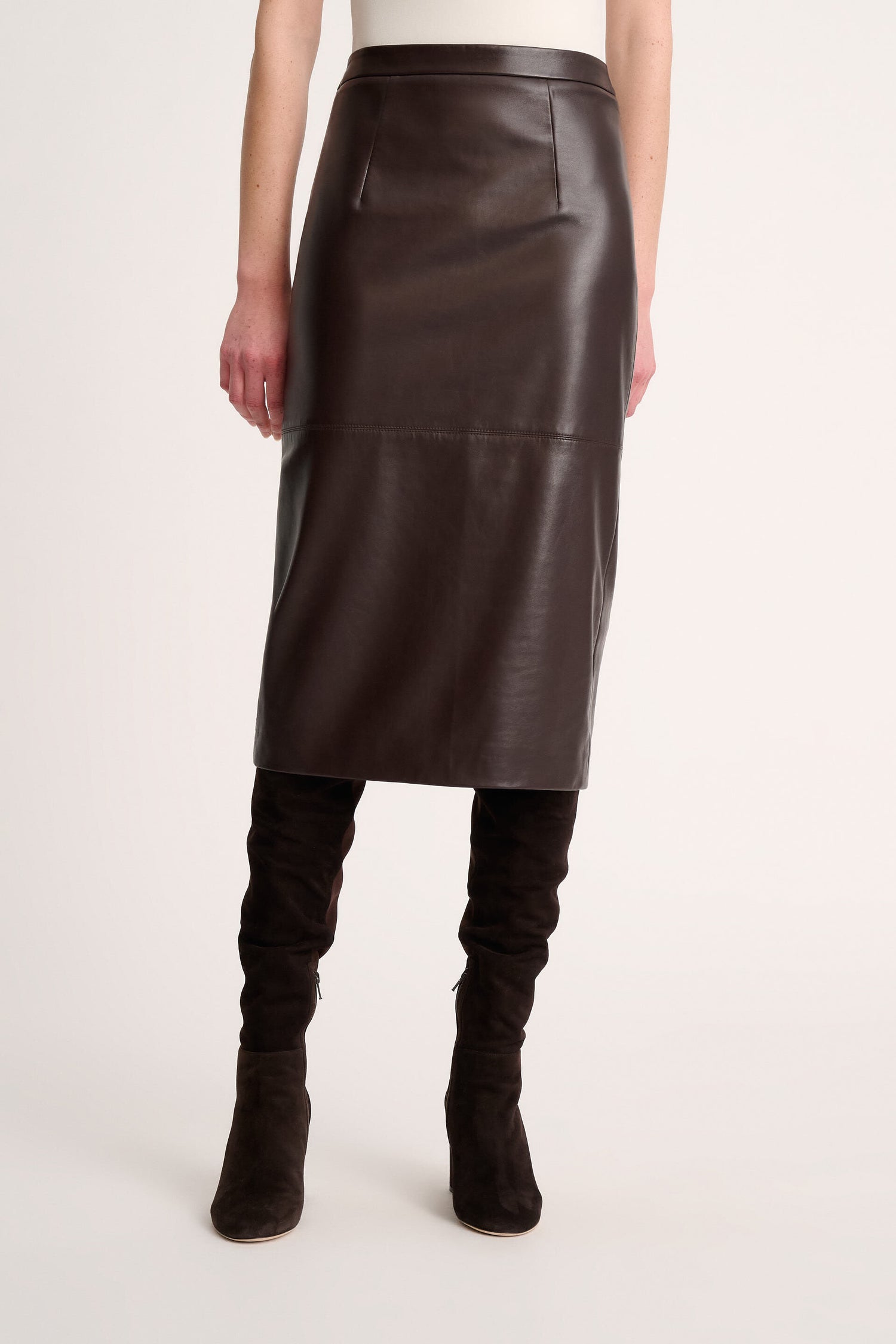 Fenice Longuette Leather Skirt_FENICE_0989_01