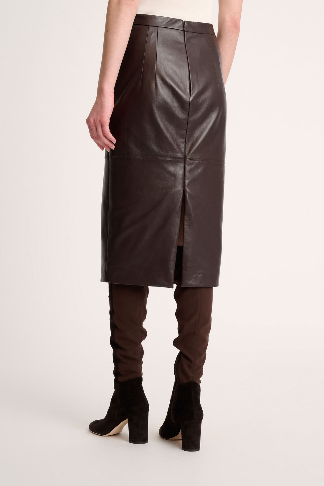 Fenice Longuette Leather Skirt_FENICE_0989_02