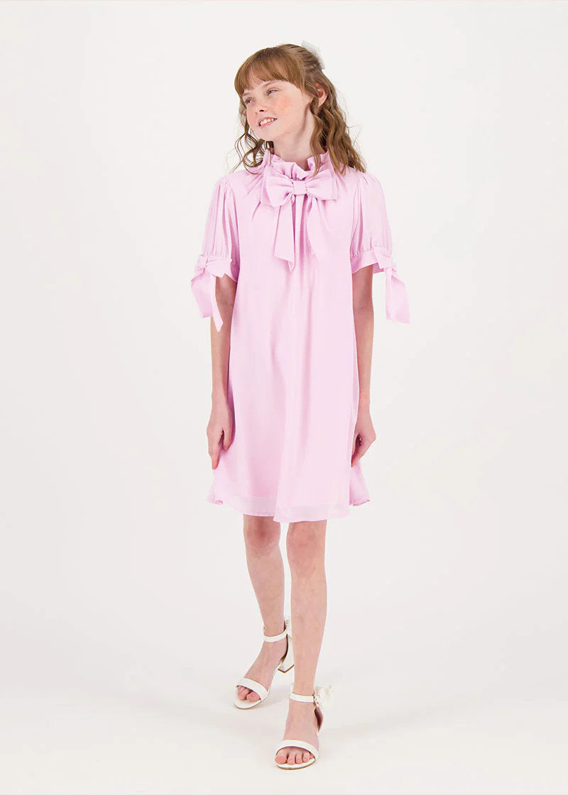 Fernie Bow Trim Dress Pink_FERNIE_Pink_02