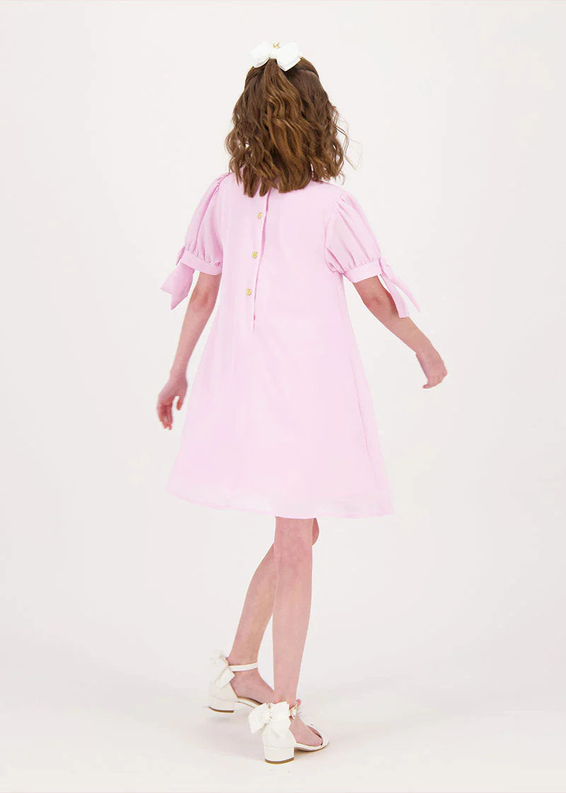 Fernie Bow Trim Dress Pink_FERNIE_Pink_03