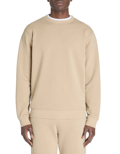 Celio_Sand_Regular Round Neck Sweatshirt 100% Cotton_FESEVEN_SAND_01