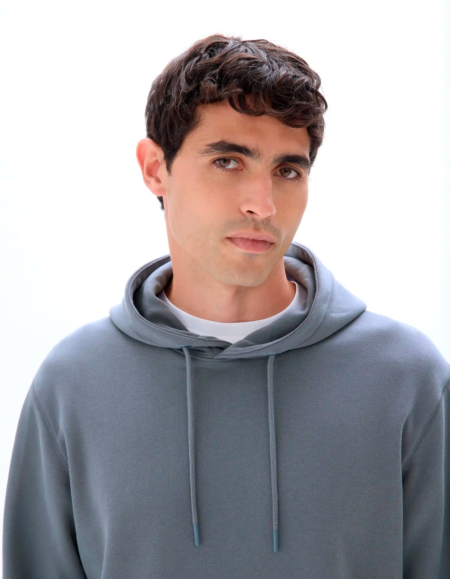 Celio_Denim Blue_Regular Hooded Sweatshirt 100% Cotton_FESIX_DENIM BLUE_04