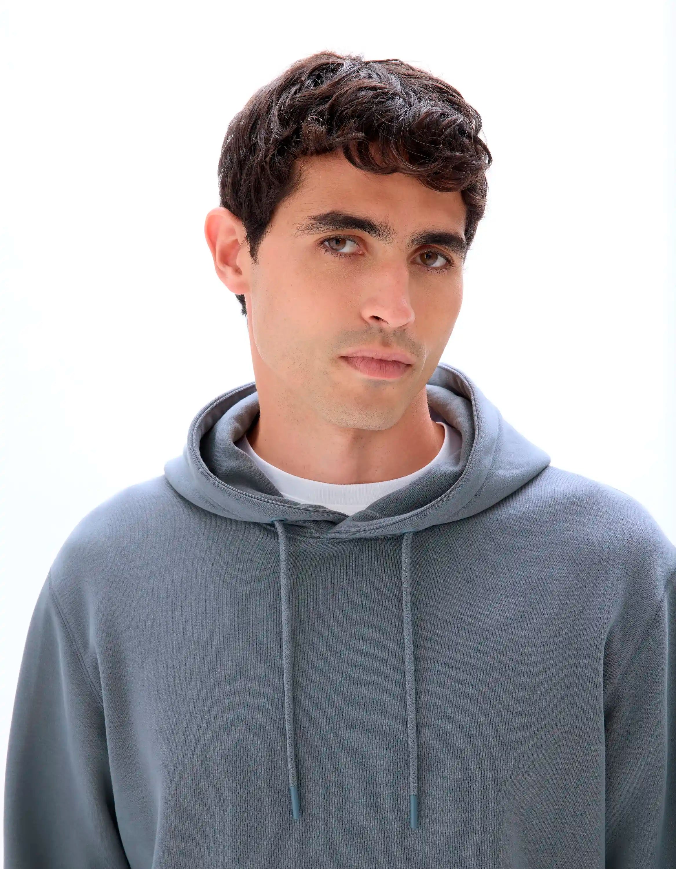 Celio_Denim Blue_Regular Hooded Sweatshirt 100% Cotton_FESIX_DENIM BLUE_04