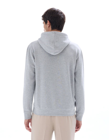 Celio_Heather Grey_Regular Cotton Blend Hoodie_FESIX_HEATHER GREY_03