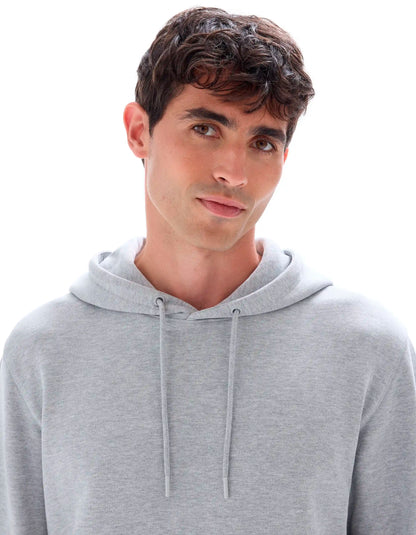 Celio_Heather Grey_Regular Cotton Blend Hoodie_FESIX_HEATHER GREY_04