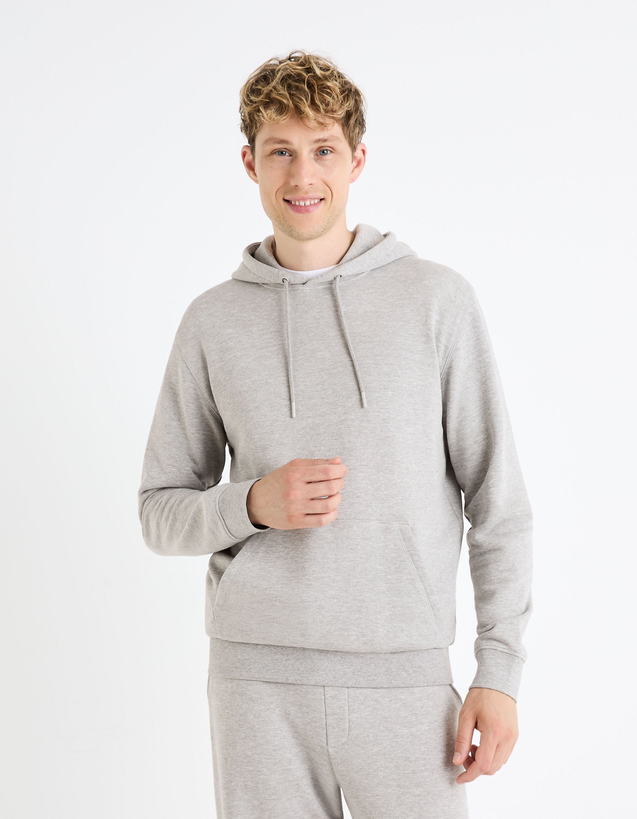 Hooded Sweatshirt - Grey_02