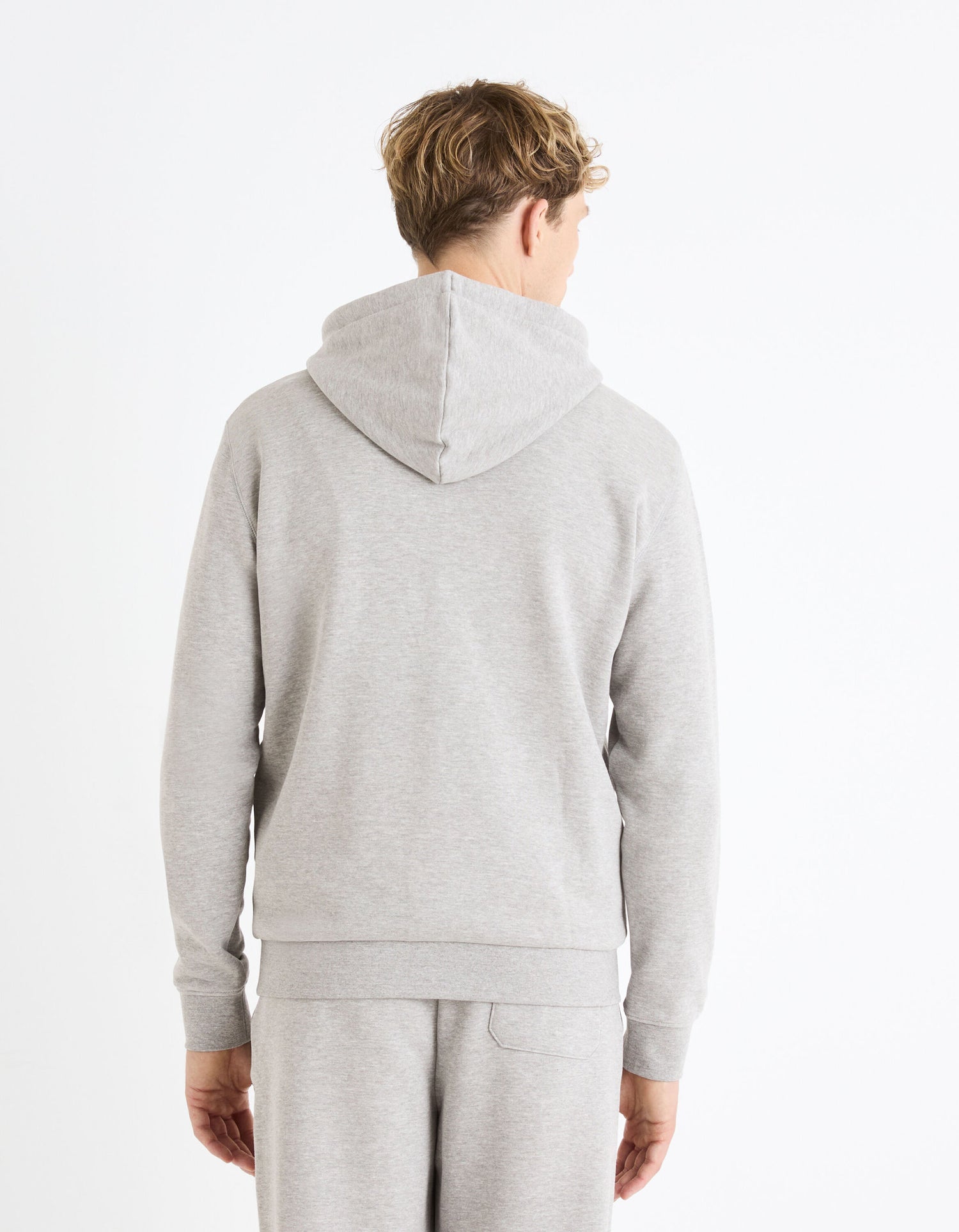 Hooded Sweatshirt - Grey_04