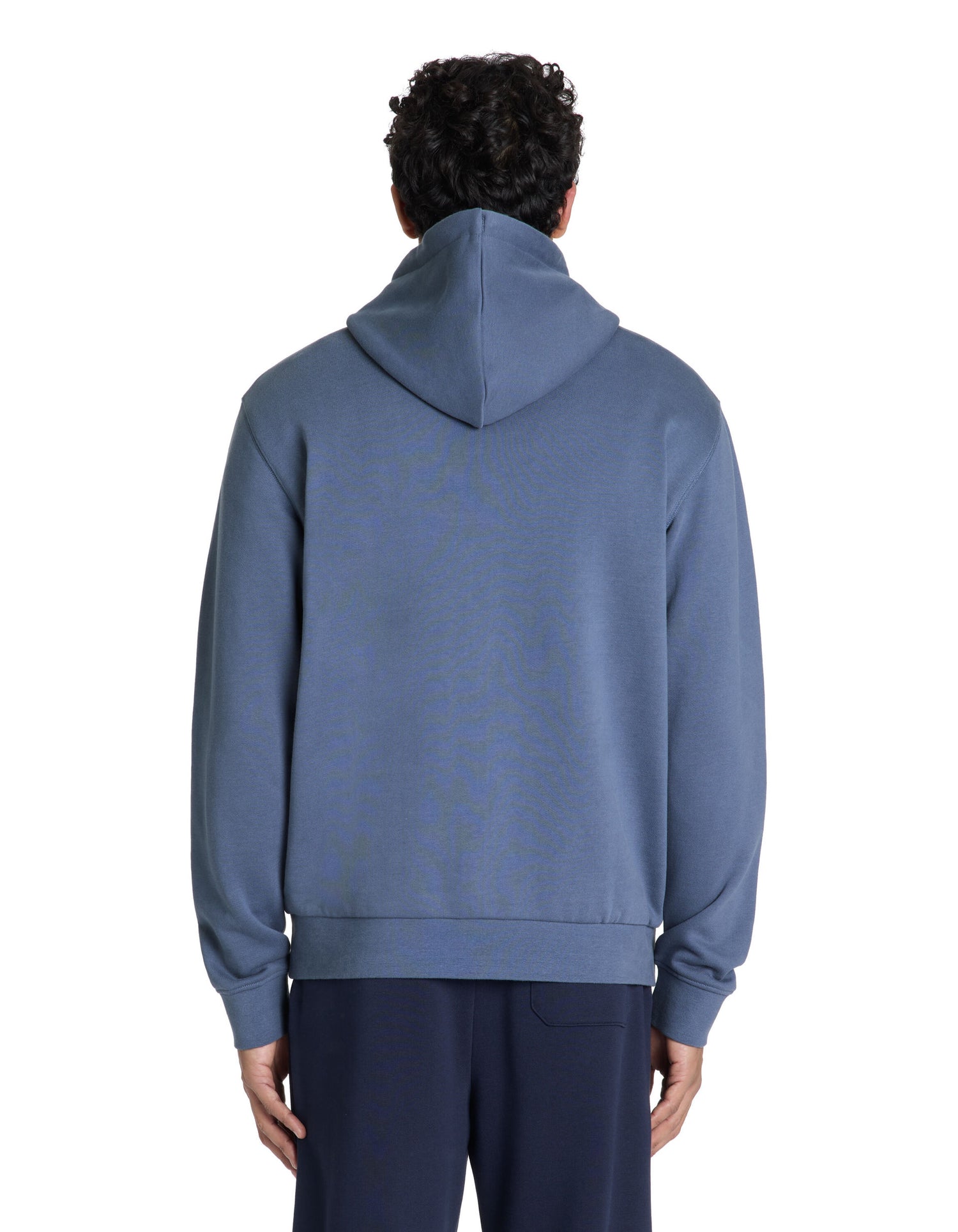 Celio_Blue Regular Hooded Sweatshirt 100% Cotton_FESIX_LIGHT BLUE STONE_03