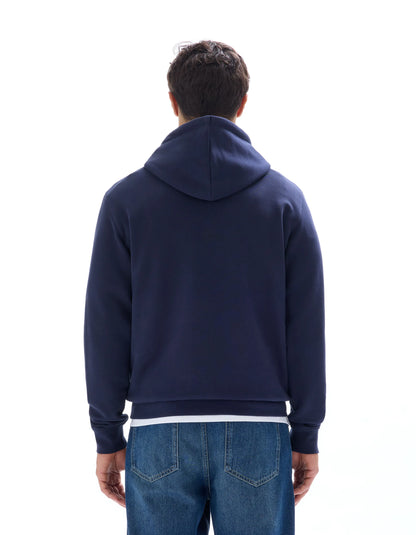 Celio_Navy_Regular 100% Cotton Hooded Sweatshirt_FESIX_NAVY_03