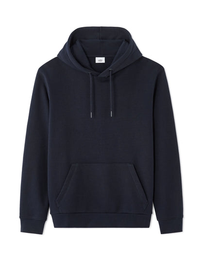 Celio_Navy_Regular 100% Cotton Hooded Sweatshirt_FESIX_NAVY_05