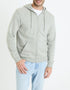 Celio_Heather Grey_Cotton Blend Zip-Up Hoodie_FETHREE_HEATHER GREY_01