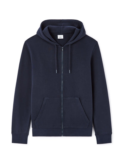 Celio_Navy_100% Cotton Zip-Up Hoodie_FETHREE_NAVY_05