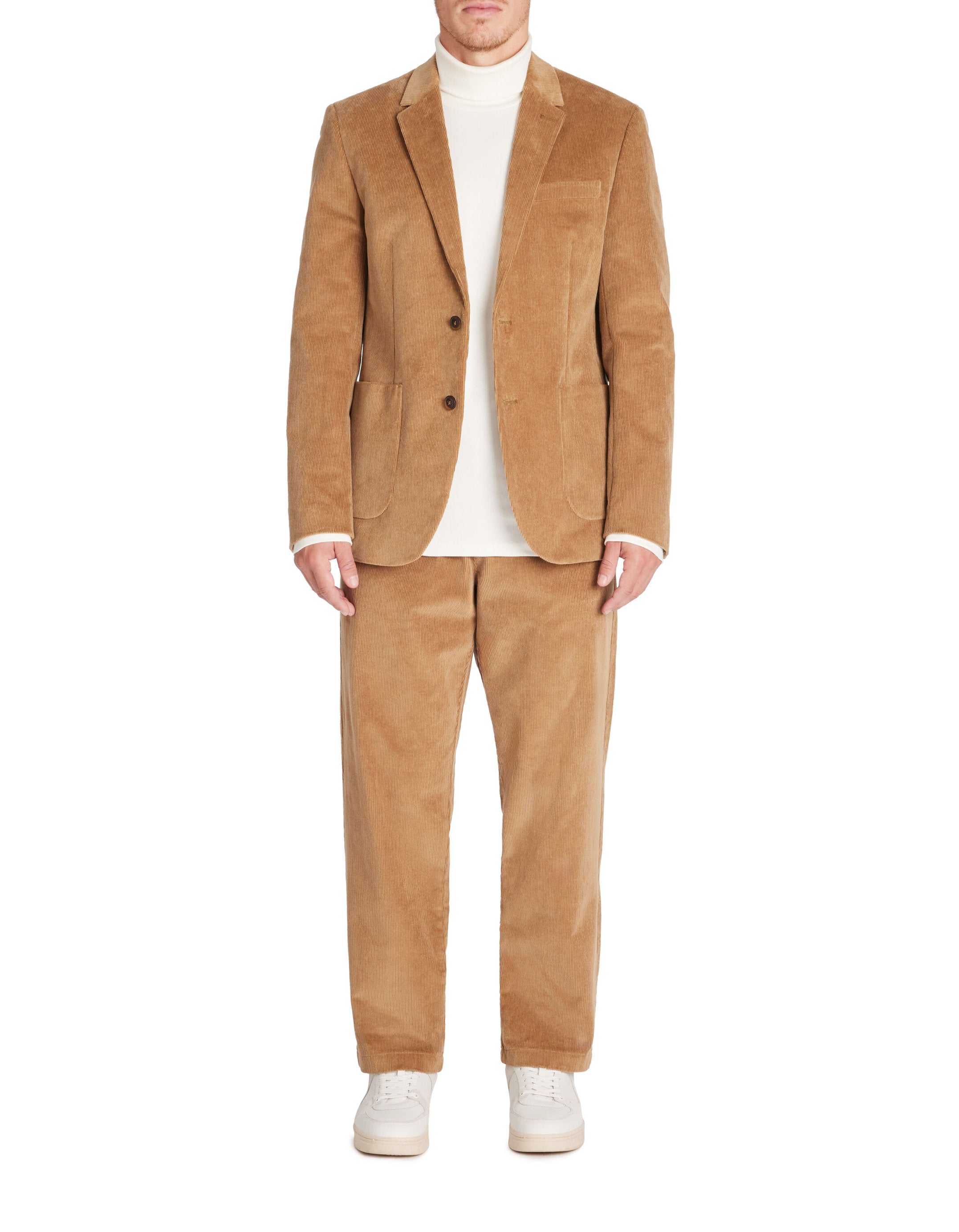 Celio_Beige Turtleneck Long Sleeve T-Shirt_FETURTLE_ECRU_04