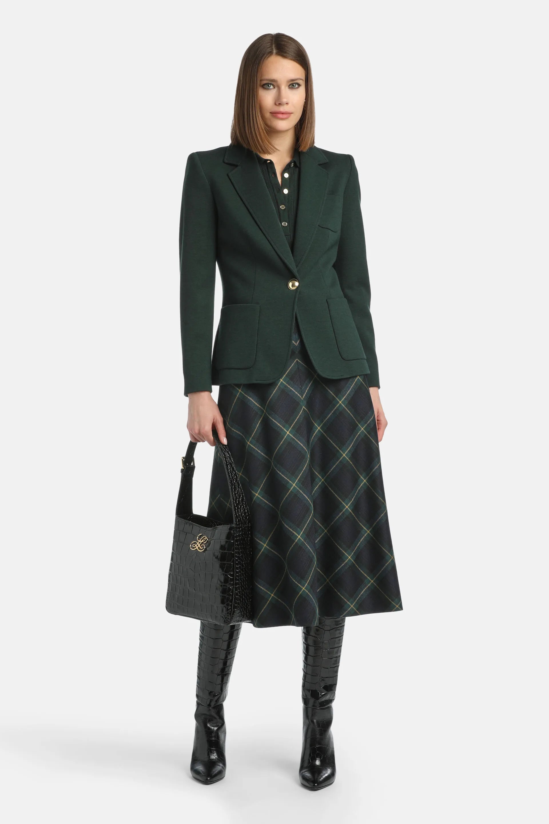 Luisa Spagnoli_Multi-Color_Fioriera - Wool Midi Skirt_FIORIERA_3011_01