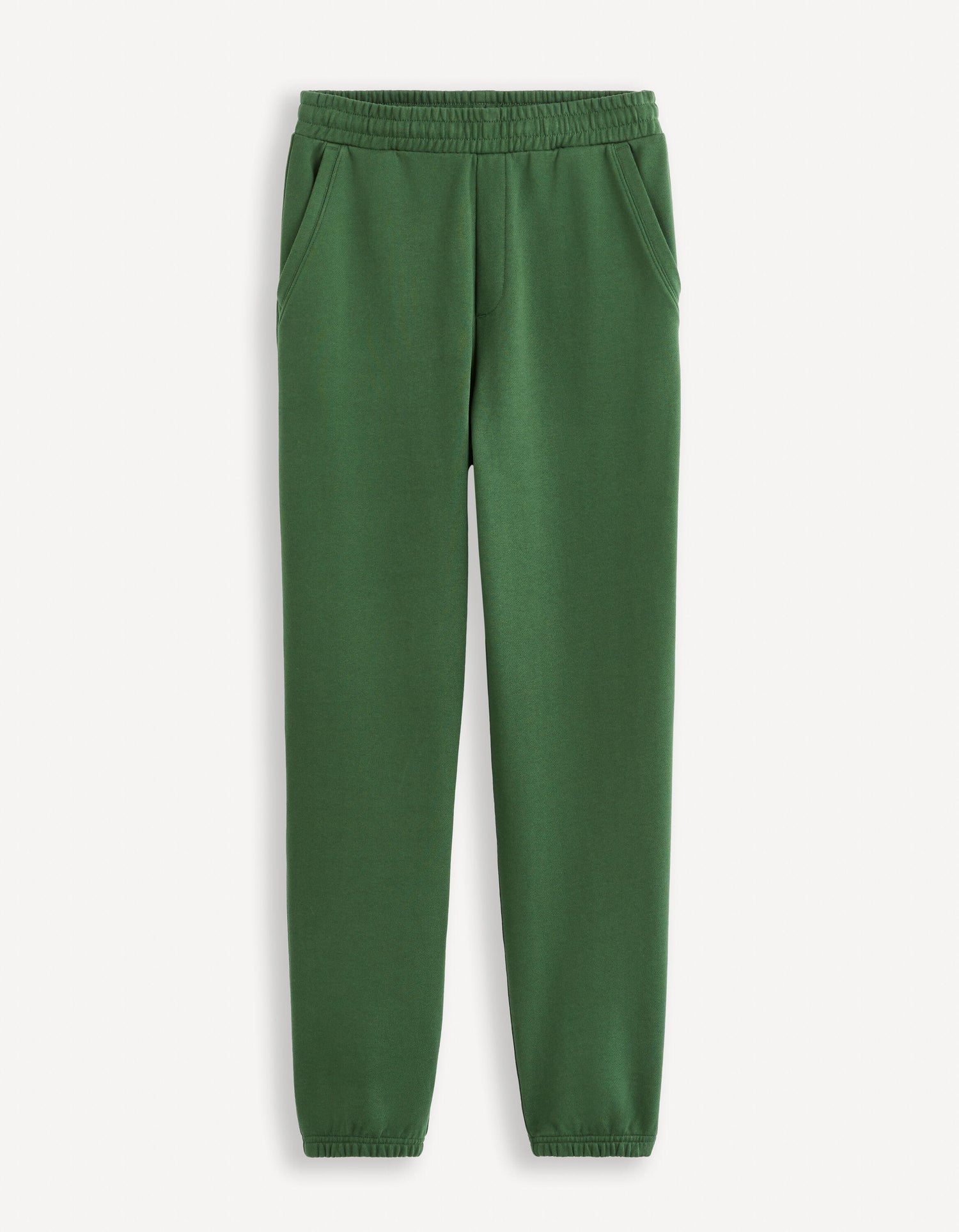 Wide Jogging Pants - Green_FOIDEA_GREEN BRITISH_01