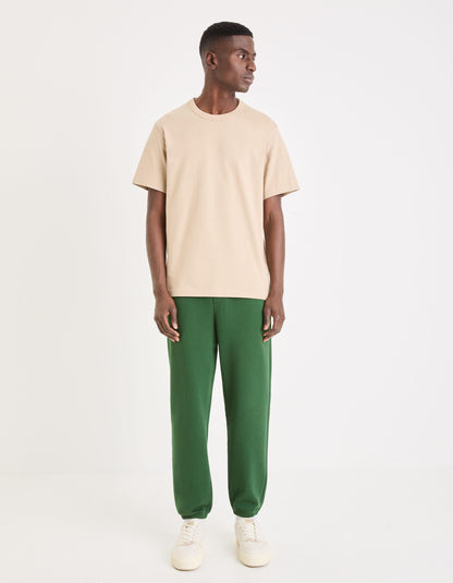 Wide Jogging Pants - Green_FOIDEA_GREEN BRITISH_02