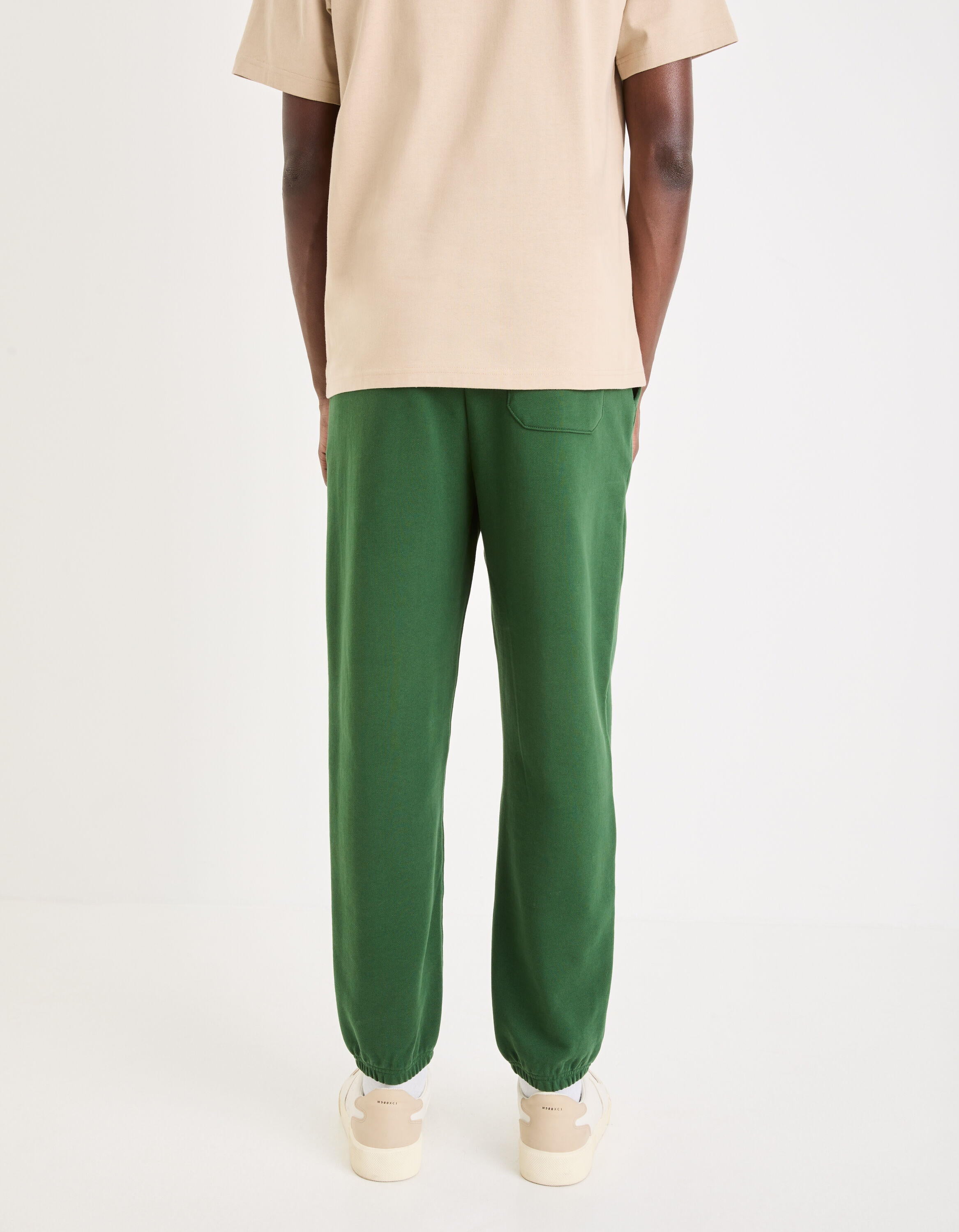 Wide Jogging Pants - Green_FOIDEA_GREEN BRITISH_04