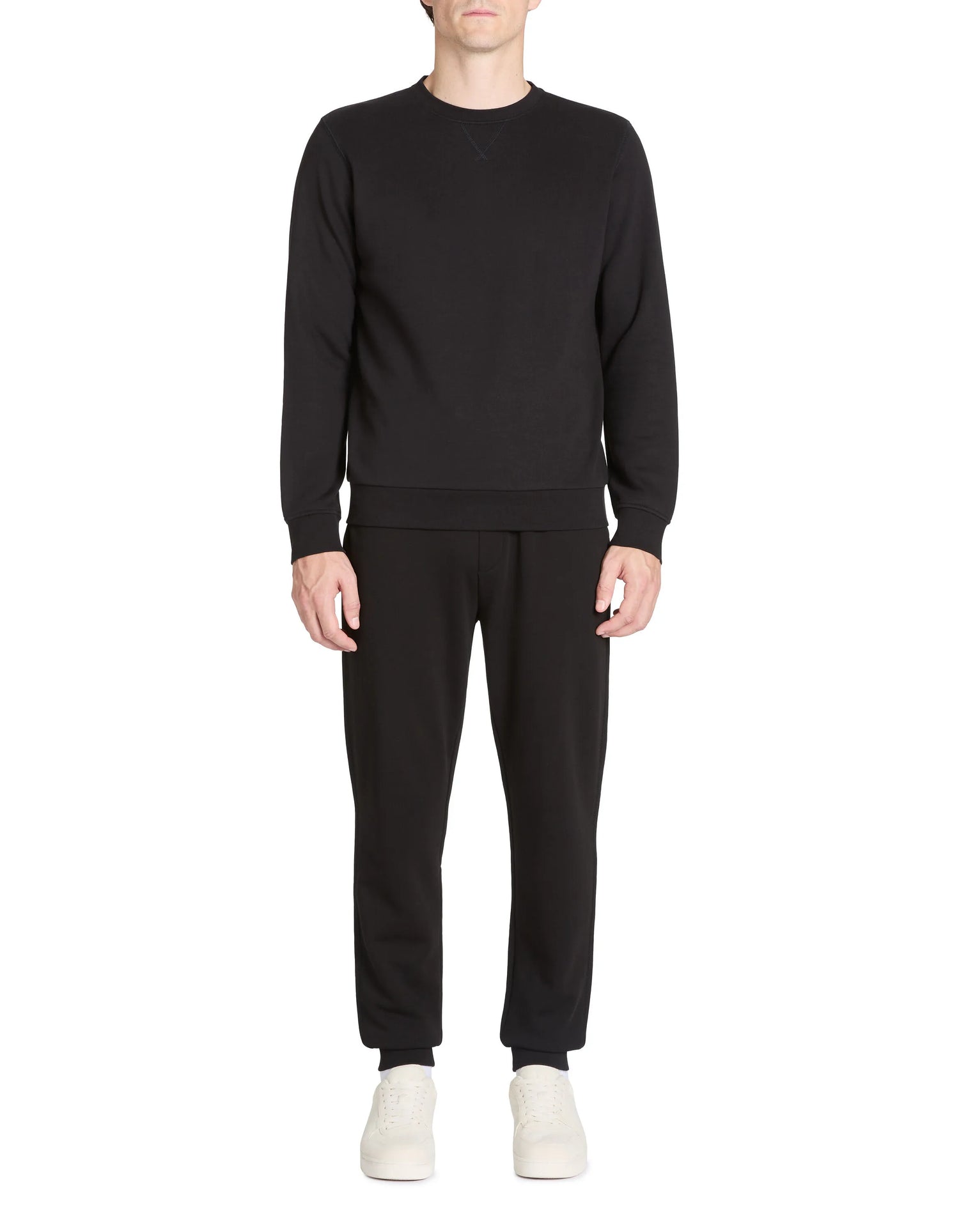 Celio_Black_Regular Jogging Pants_FOJOGGIE2_BLACK_01