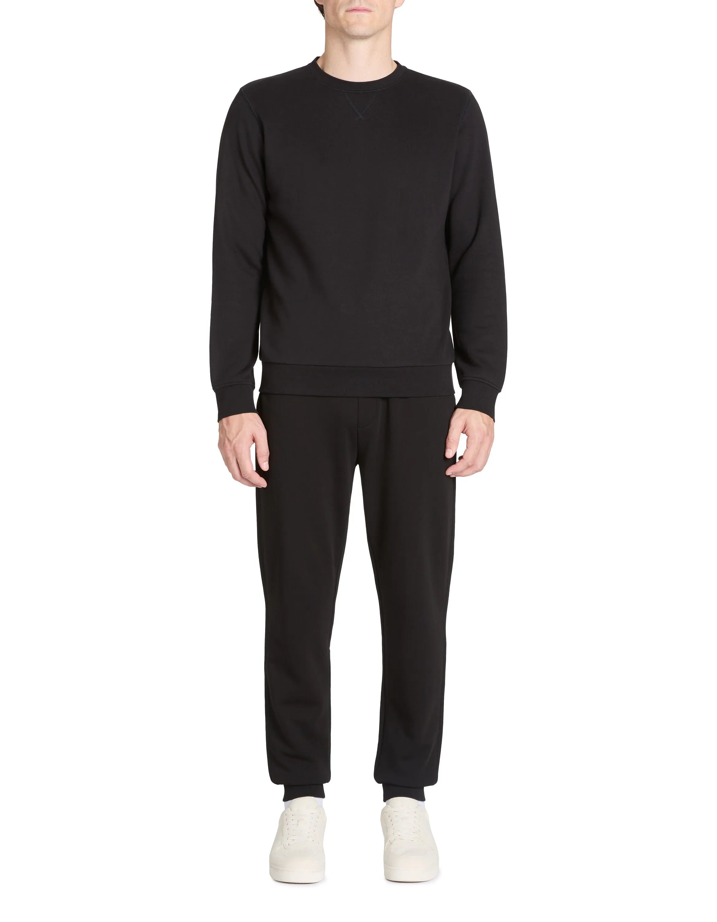 Celio_Black_Regular Jogging Pants_FOJOGGIE2_BLACK_01