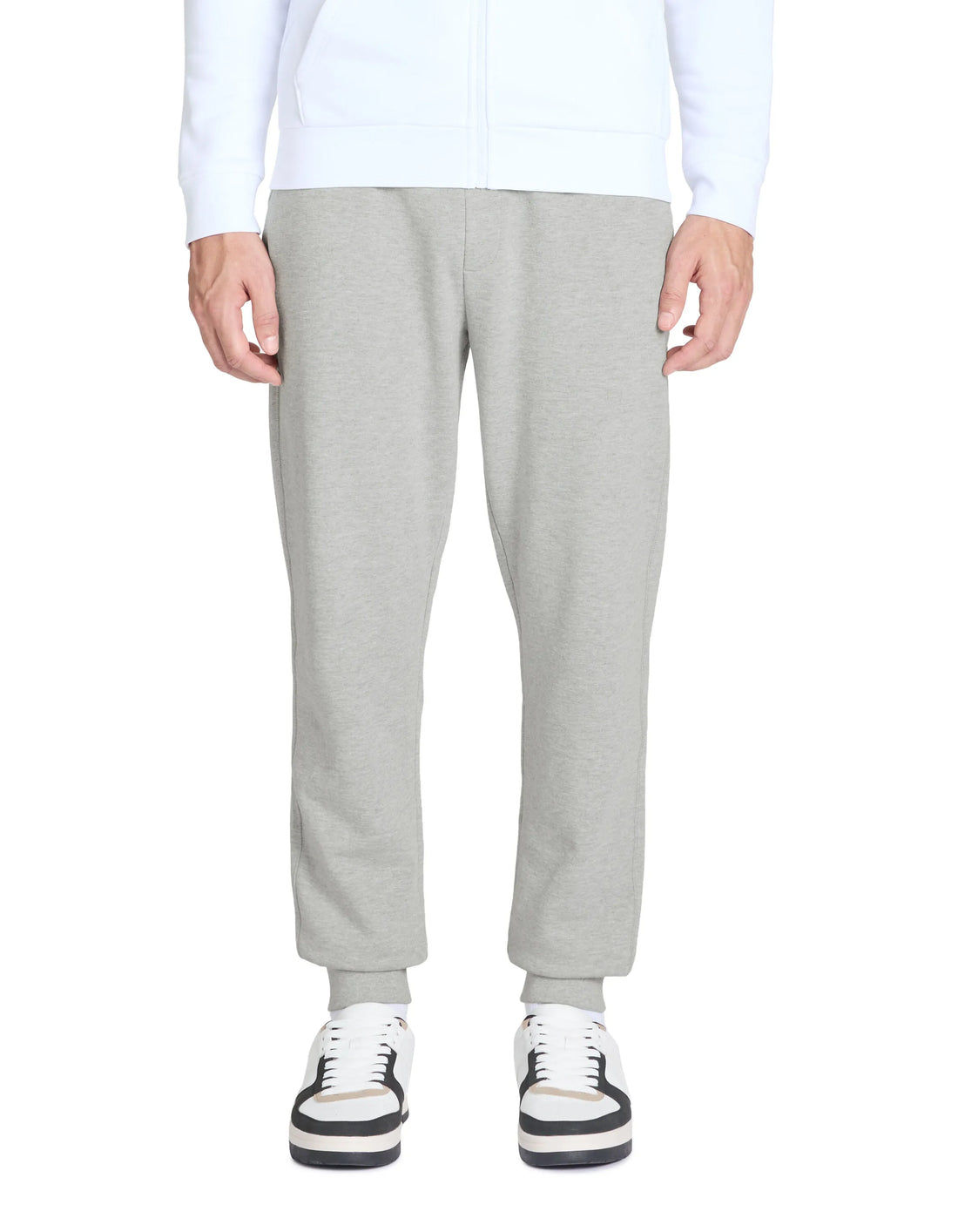 Celio_Heather Grey_Regular Jogging Pants_FOJOGGIE2_HEATHER GREY_02