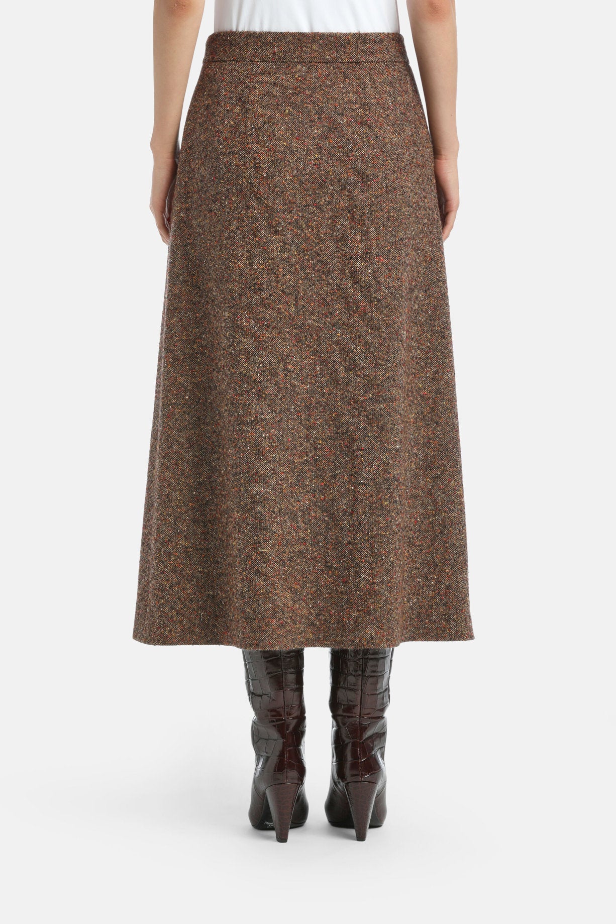 Luisa Spagnoli_Fondente - Midi Skirt_FONDENTE_3960_02