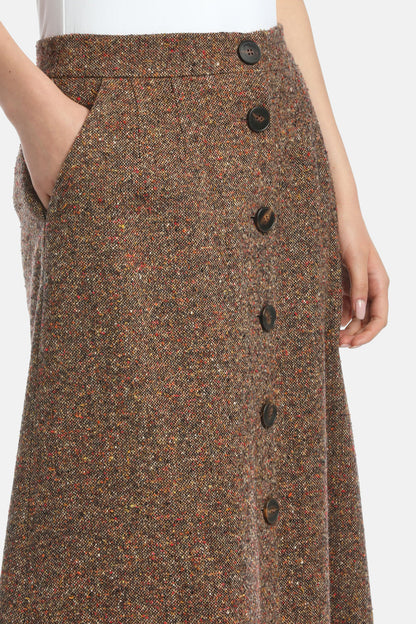 Luisa Spagnoli_Fondente - Midi Skirt_FONDENTE_3960_03