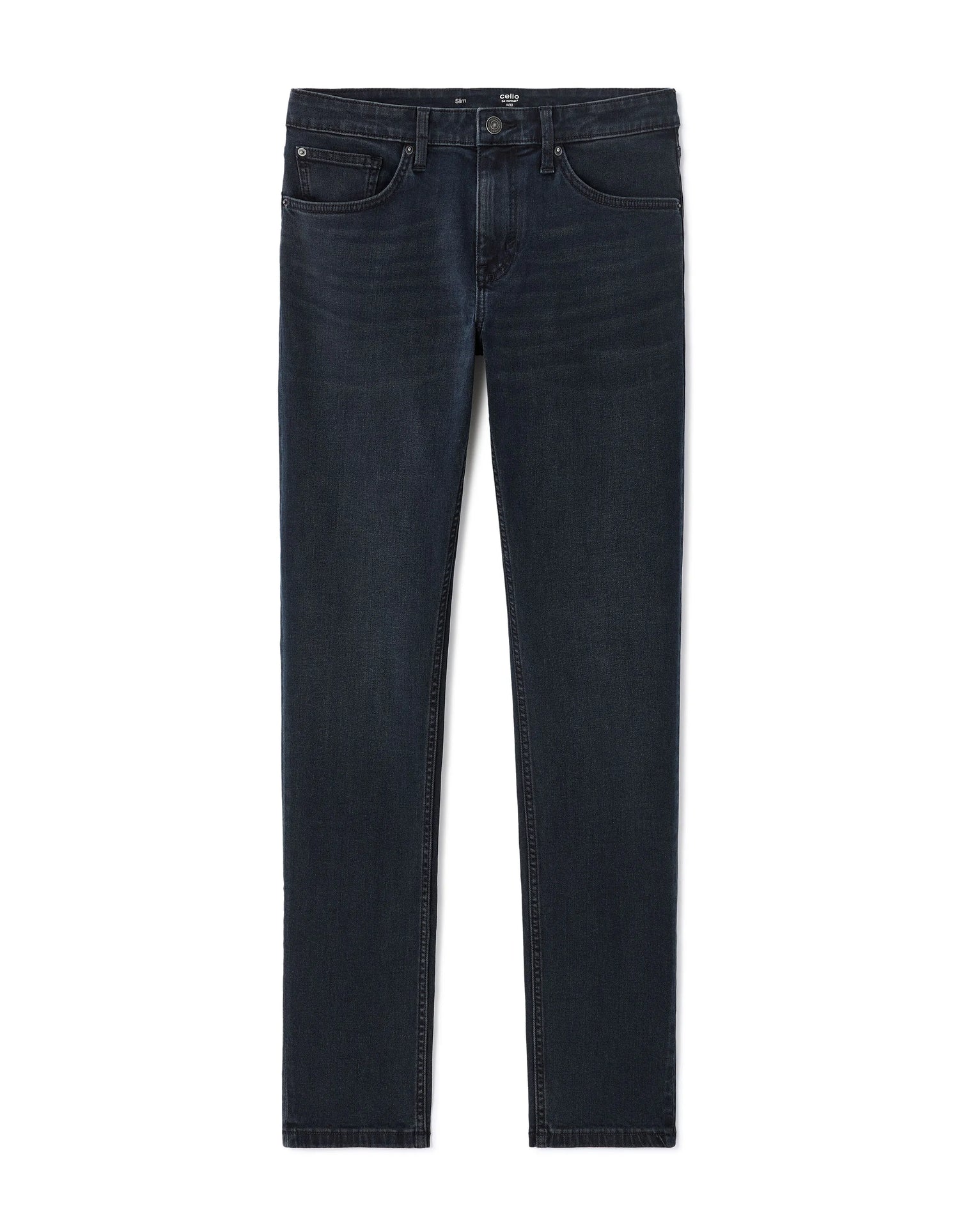 Celio_Blue Black H25_C.25 Slim Stretch Cotton Jeans_FOSLIM_BLUE BLACK H25_09