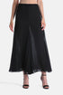Luisa Spagnoli Nero/Nero Women Frizione - Elegant Silk Skirt SKU: FRIZIONE_0101 0101 Image 01