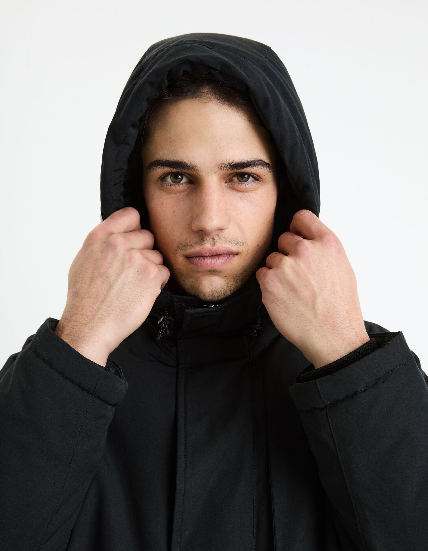 Hooded Parka - Black_06