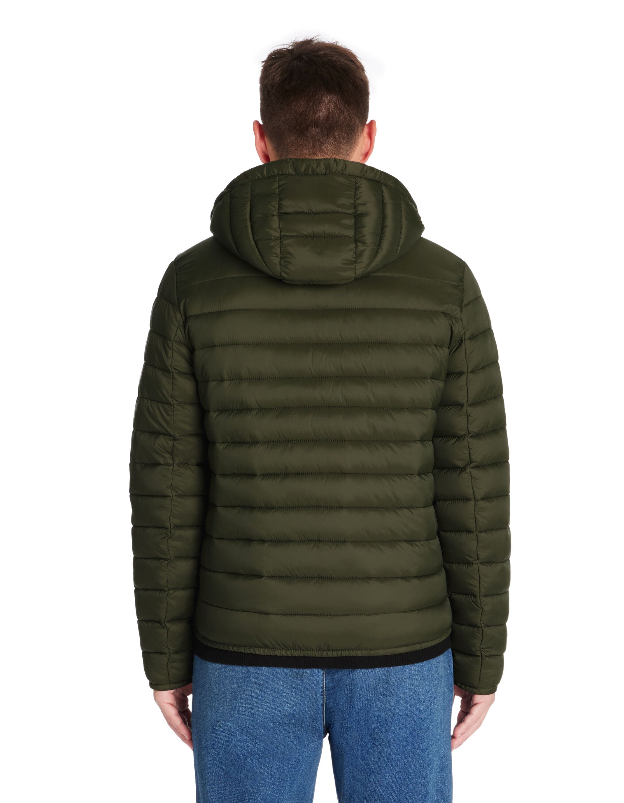 Celio_Dark Khaki Light Hooded Down Jacket_FUBUBBLE_DARK KHAKI_03