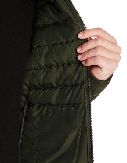 Celio_Dark Khaki Light Hooded Down Jacket_FUBUBBLE_DARK KHAKI_04