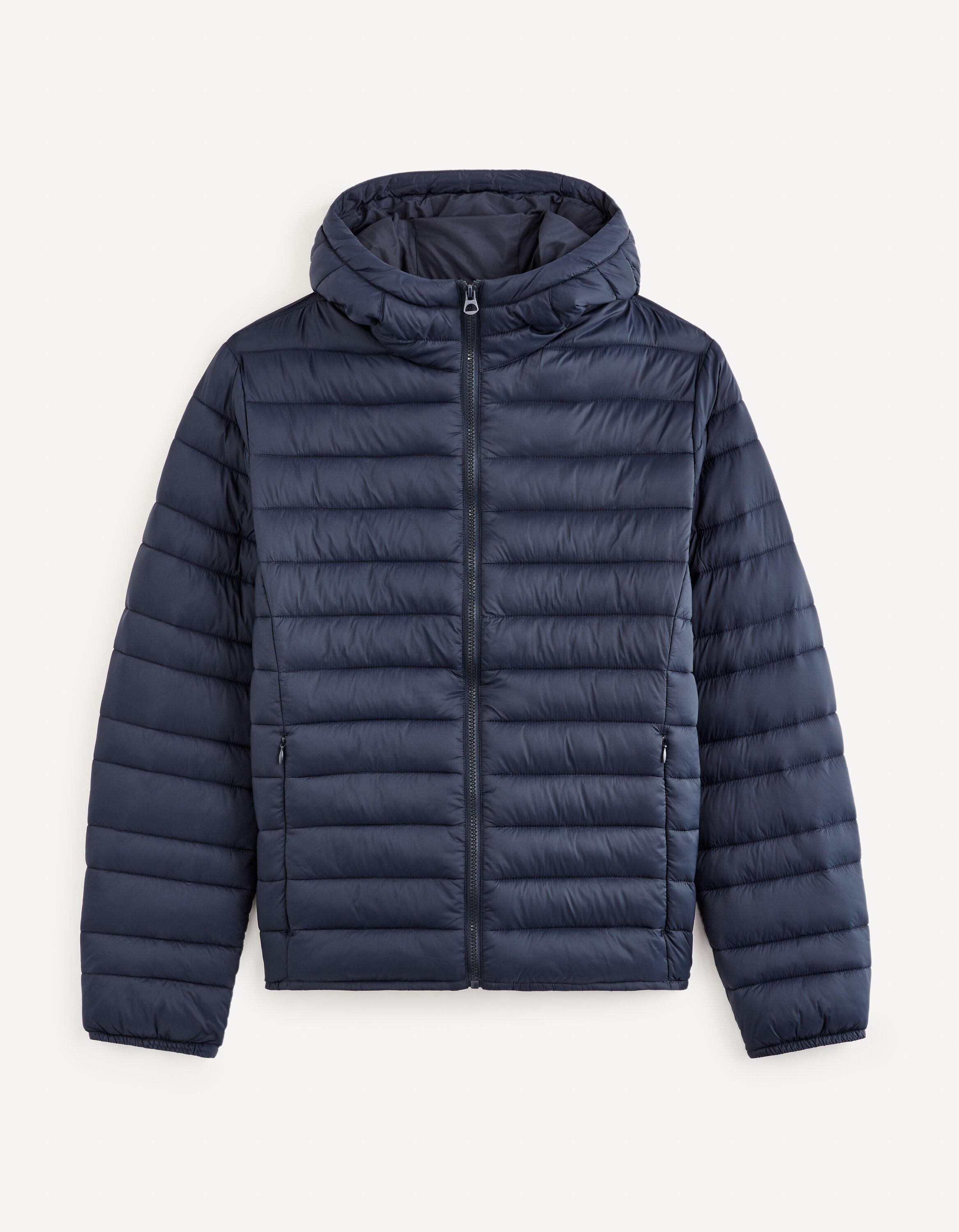 Light Hooded Down Jacket - Navy_FUBUBBLE_NAVY_02