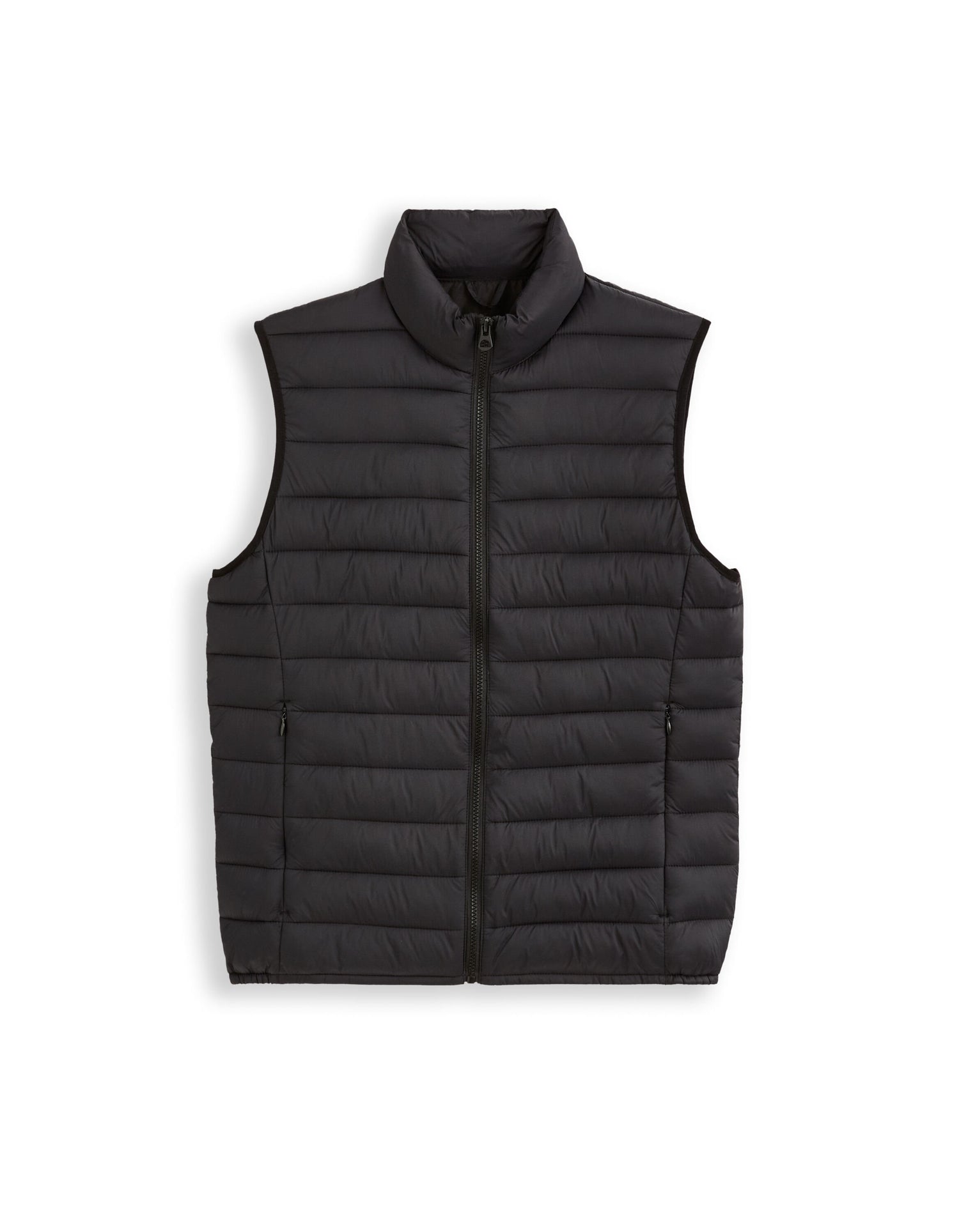 Sleeveless Light Down Jacket - Black_01