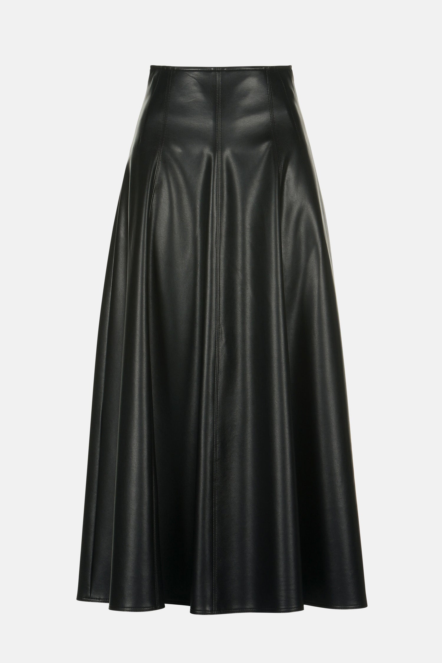 Luisa Spagnoli_Nero_Fuoco - Faux Leather Maxi Skirt_FUOCO_0101_05