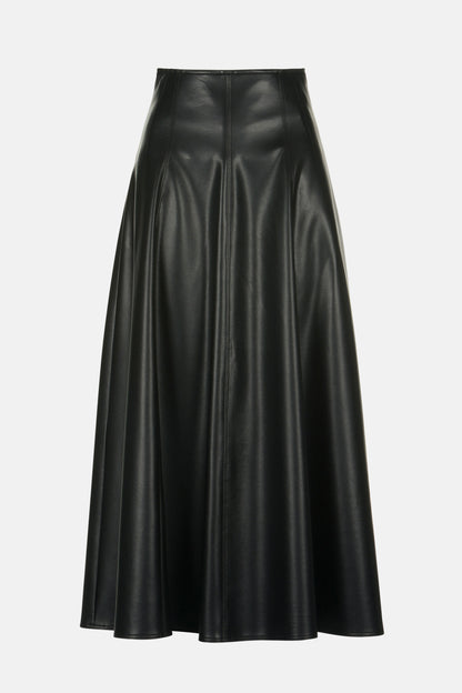 Luisa Spagnoli_Nero_Fuoco - Faux Leather Maxi Skirt_FUOCO_0101_05