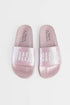 Marie France Pink Women Breezy Shiny Summer Slider Sandals SKU: FWBREEZY_Pink Image 01