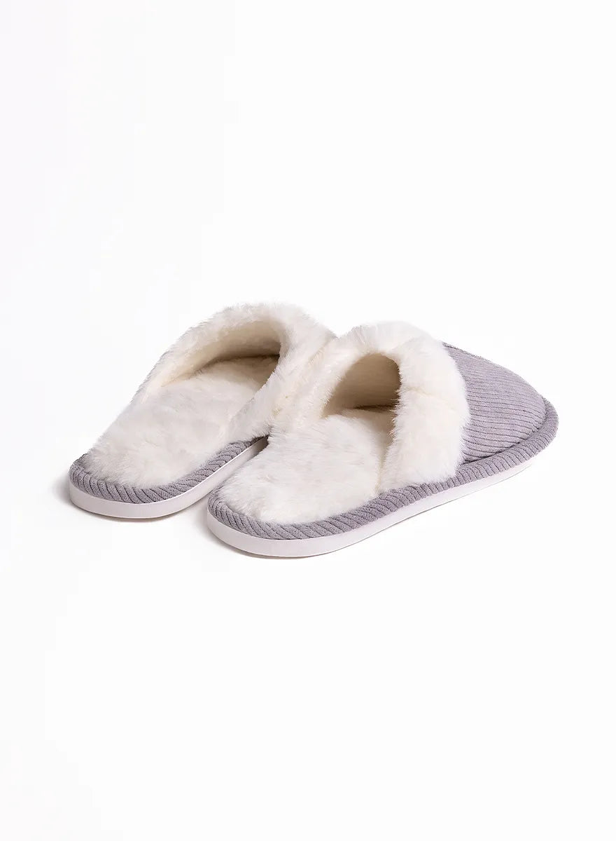Marie France_Grey_Cozy Slipper_FWCOZY_Grey_02