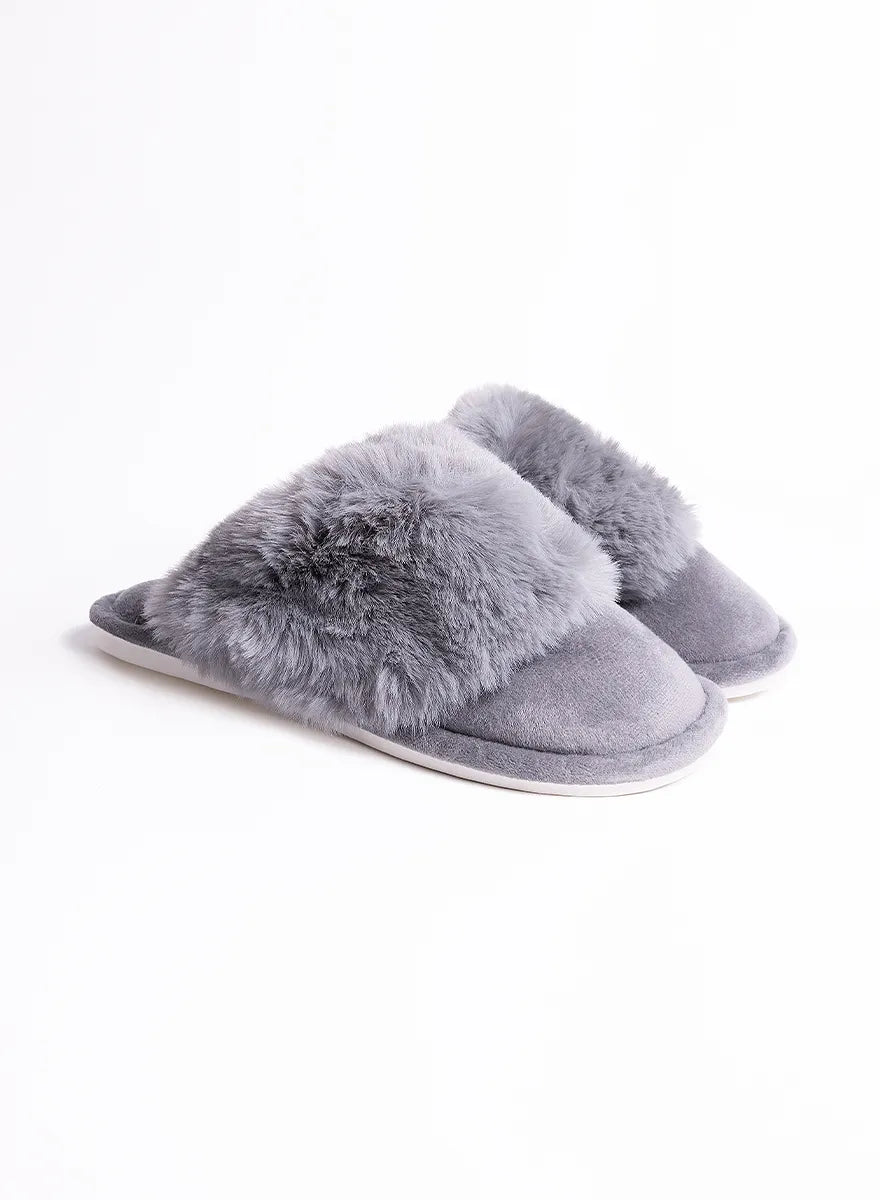 Marie France_Grey_Yanna Slipper_FWYANNA_Grey_01