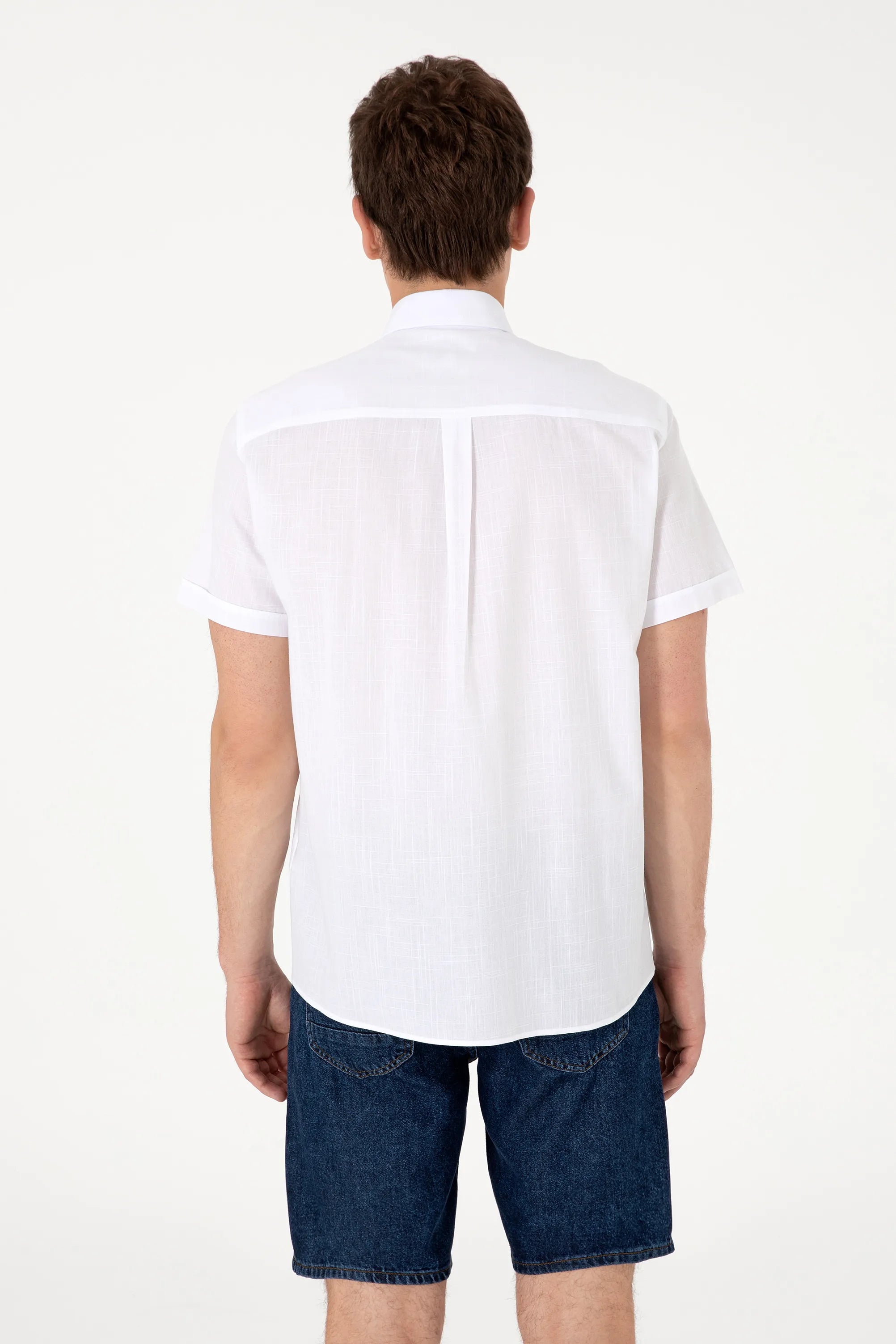 U.S. Polo Assn. White Men White Shirt SKU: G081GL0040 2083854_VR013 Image 05