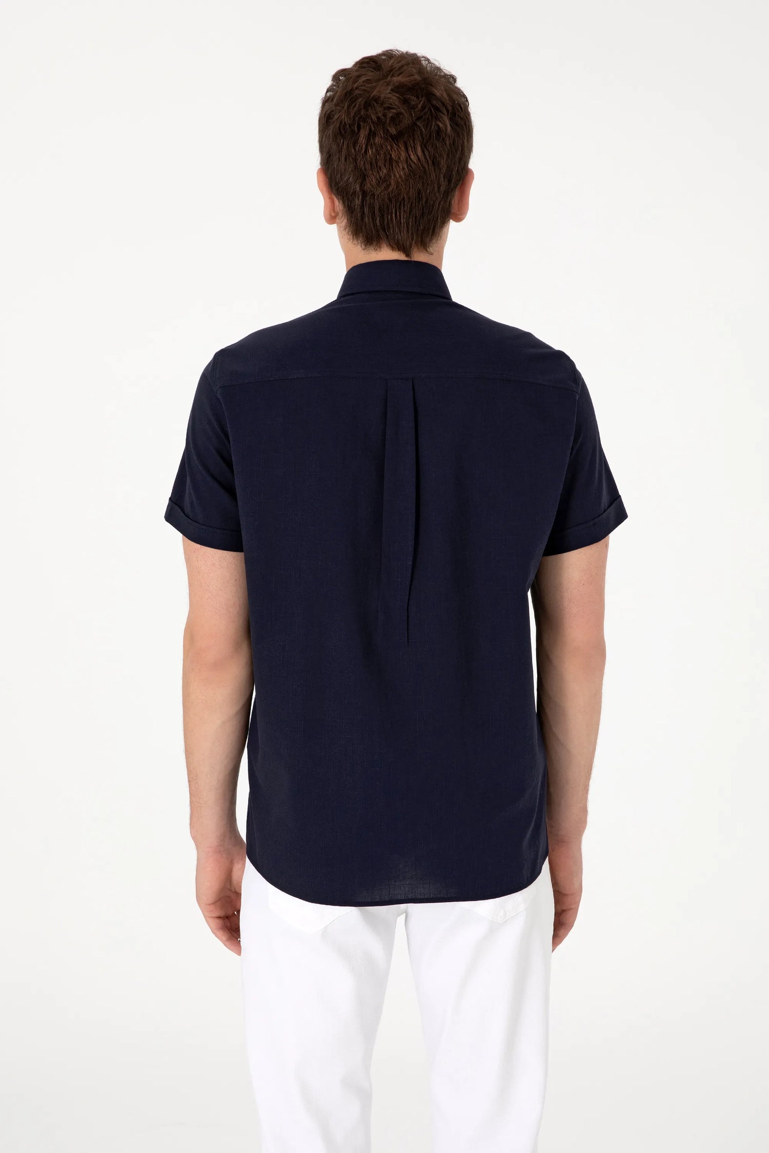 U.S. Polo Assn. Navy Men Navy Shirt SKU: G081GL0040 2083854_VR033 Image 05