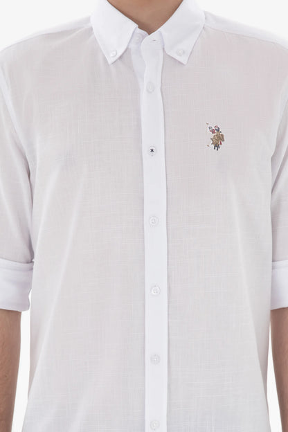 U.S. Polo Assn. White Men White Long Sleeve Shirt SKU: G081GL0040 2084002_VR013 Image 06