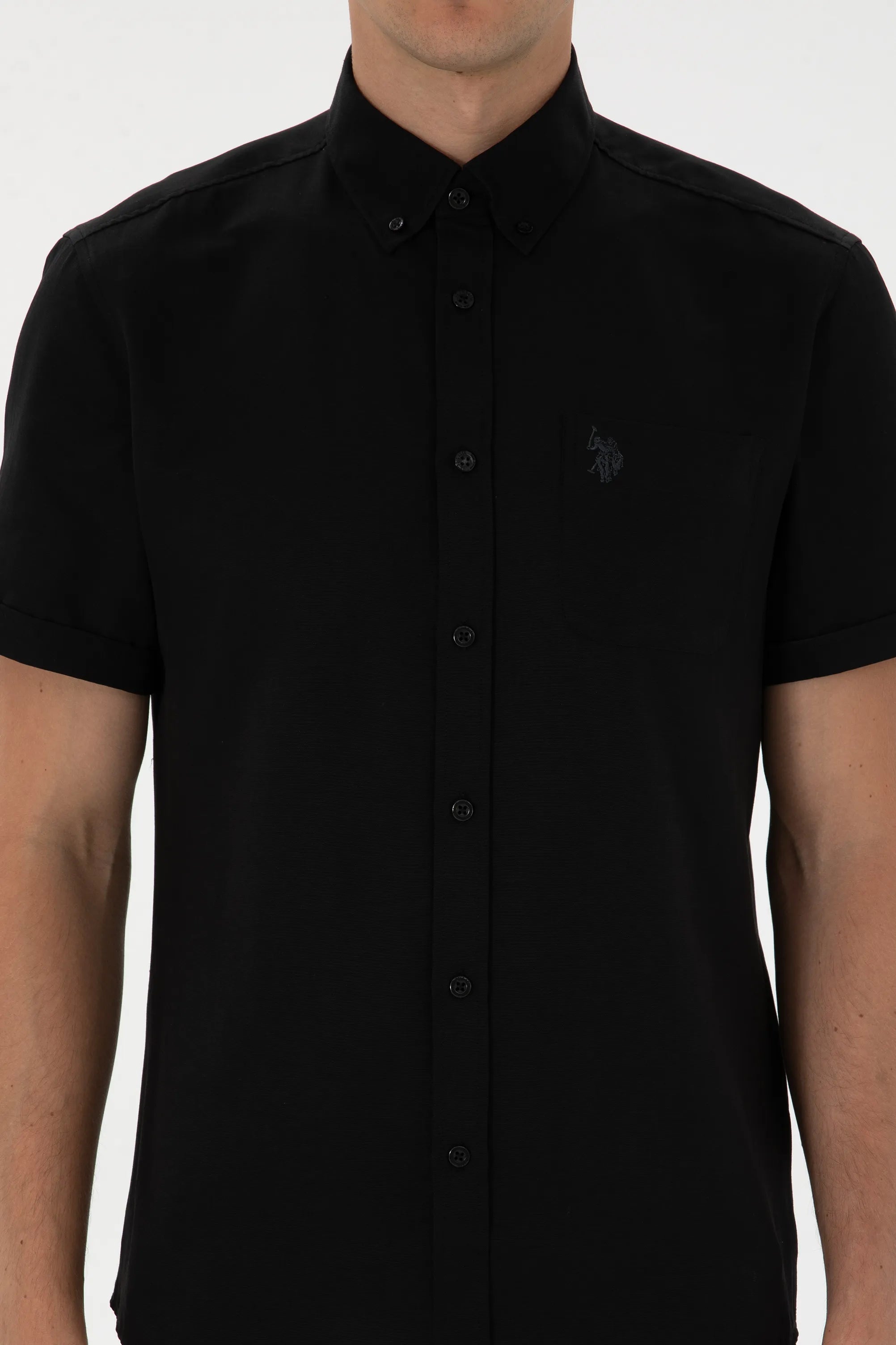 U.S. Polo Assn. Black Men Black Shirt SKU: G081GL0040 2084143_VR046 Image 06